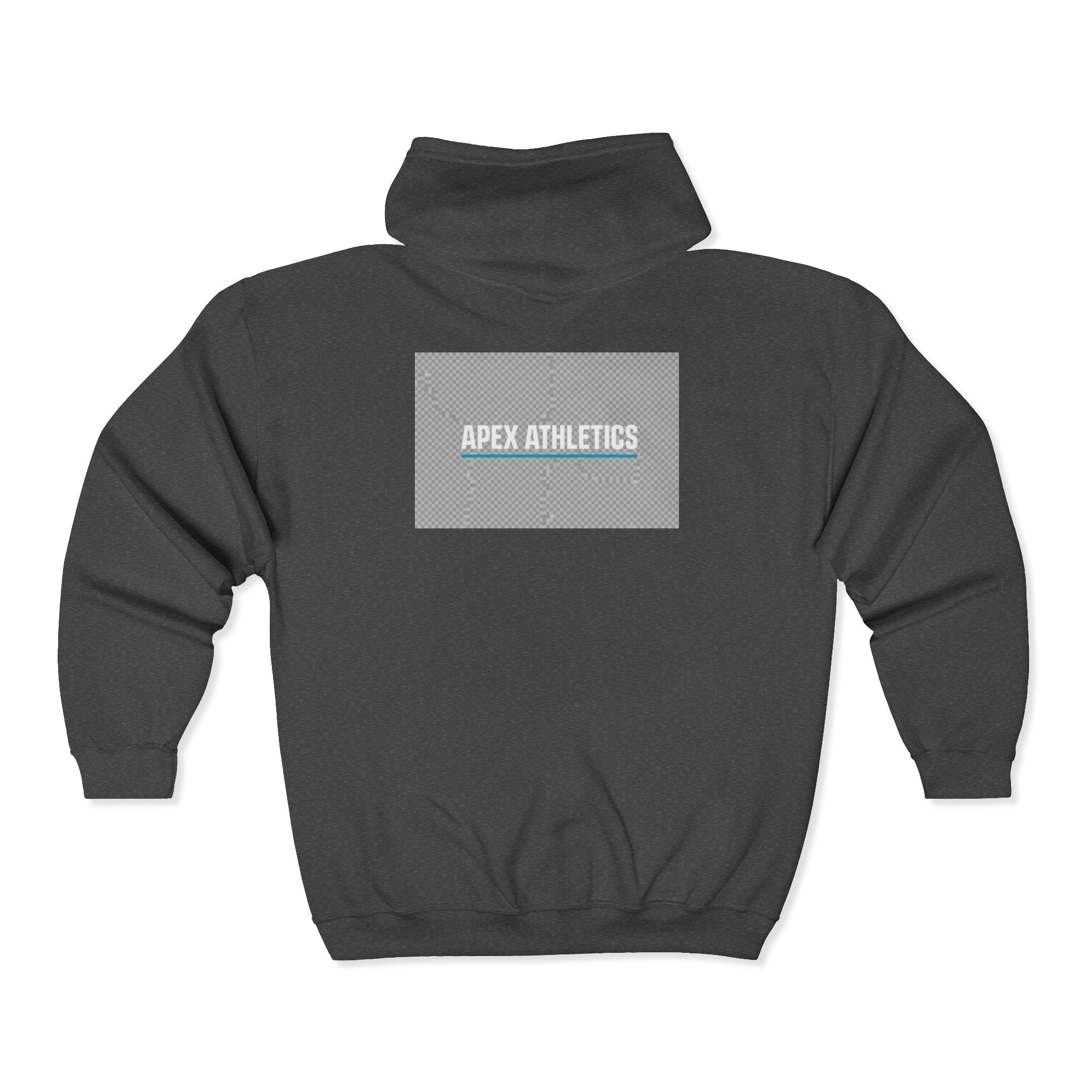 Apex Athletics Full-Zip Hoodie — Athletic Logo Jacket