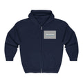 Apex Athletics Full-Zip Hoodie — Athletic Logo Jacket Navy