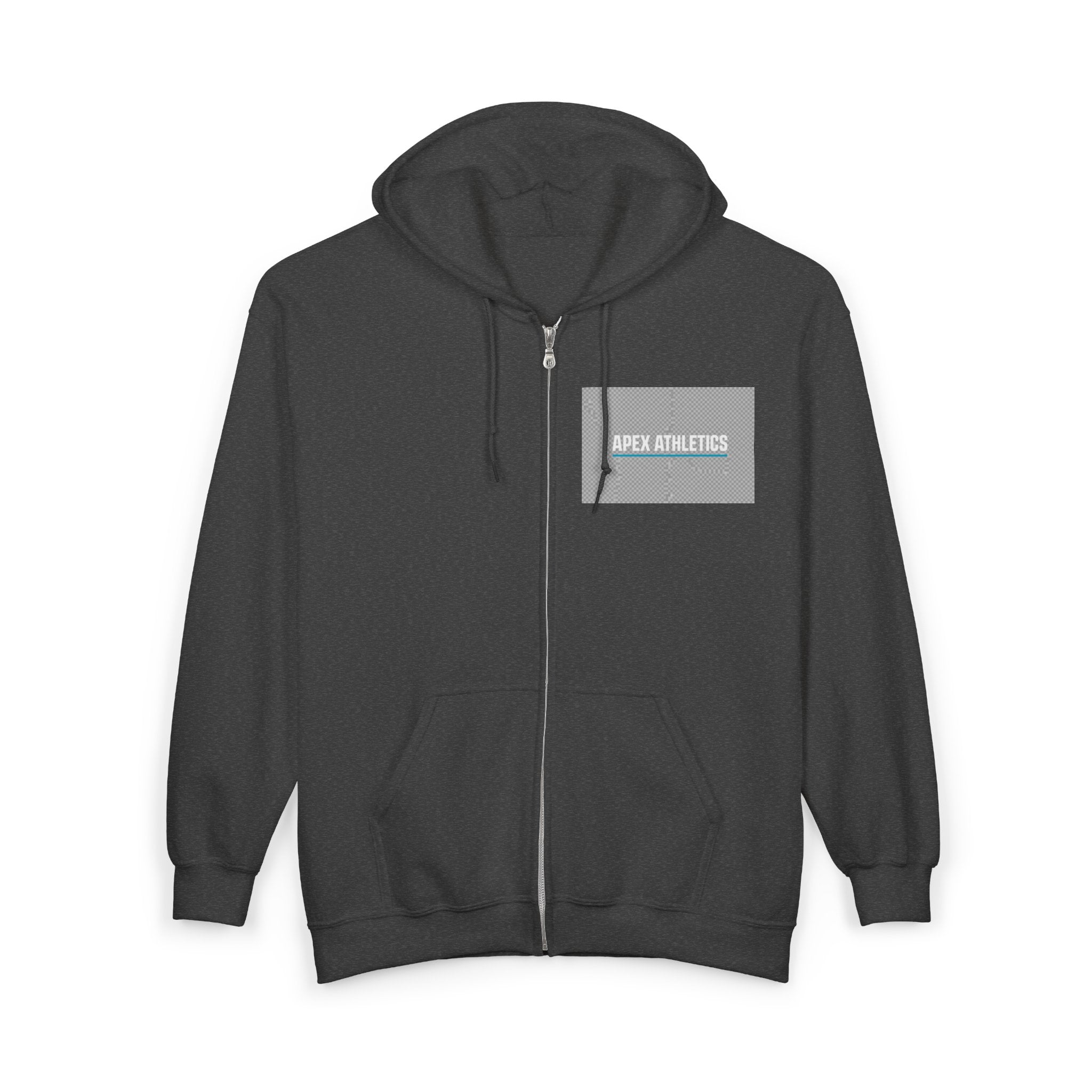 Apex Athletics Full-Zip Hoodie — Athletic Logo Jacket