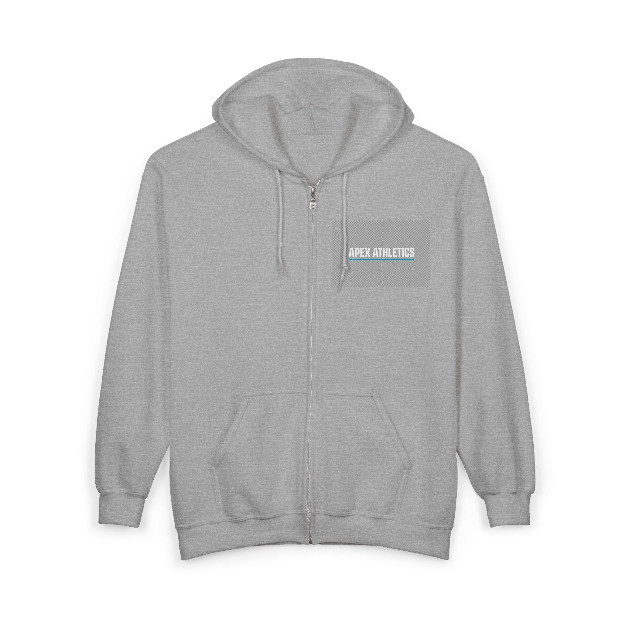 Apex Athletics Full-Zip Hoodie — Athletic Logo Jacket
