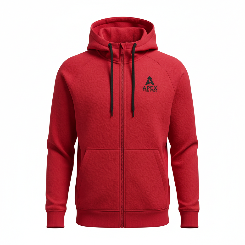Felpa con Cappuccio APEX Athletics Red
