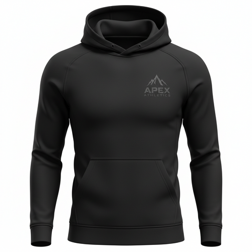 Felpa con Cappuccio APEX Athletics Black