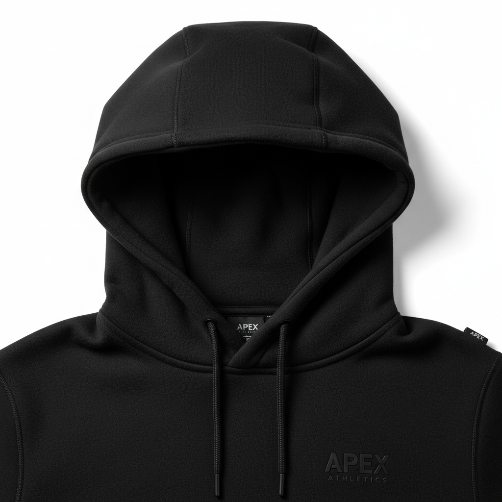 Felpa con Cappuccio APEX Athletics Black