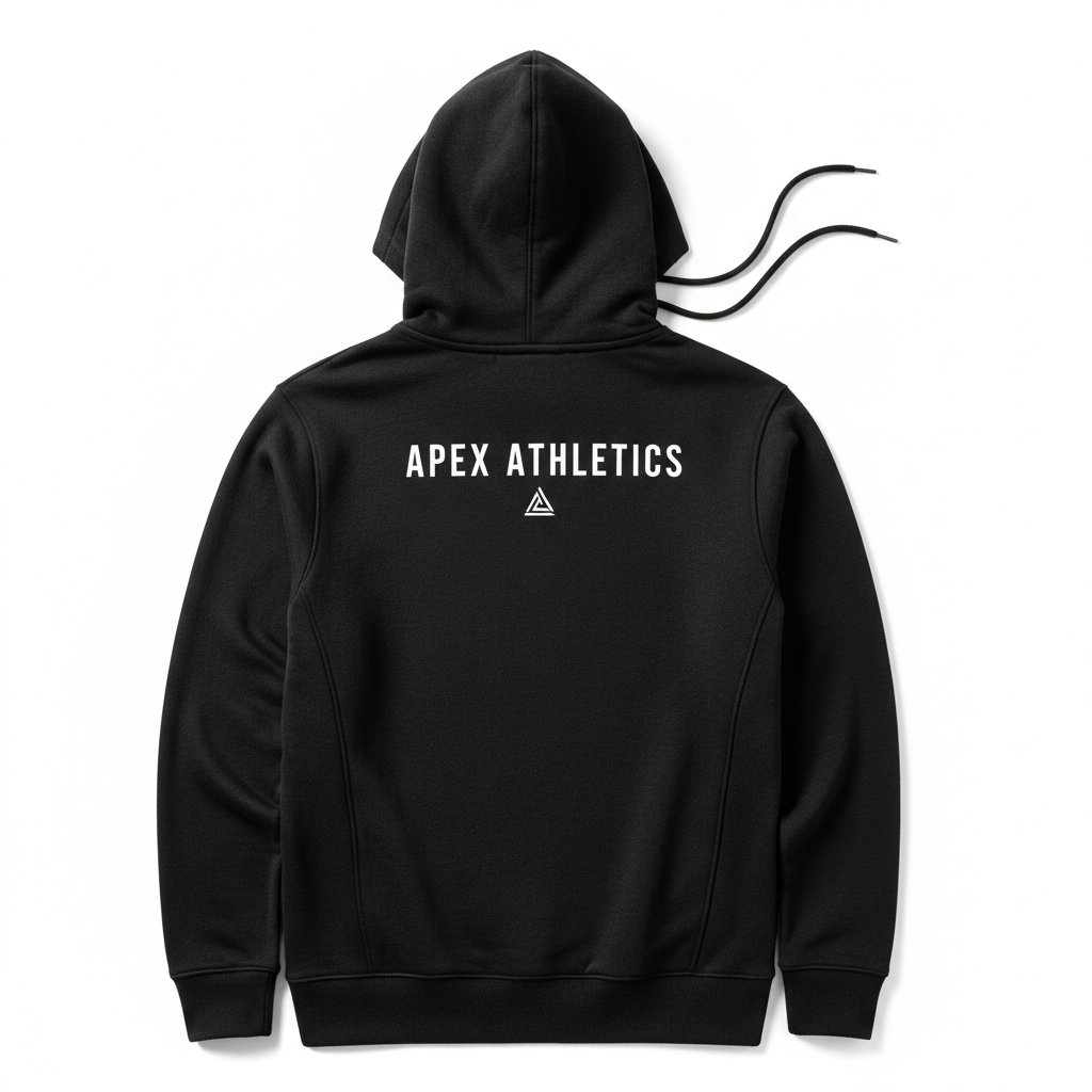 Felpa con Cappuccio APEX Athletics Black