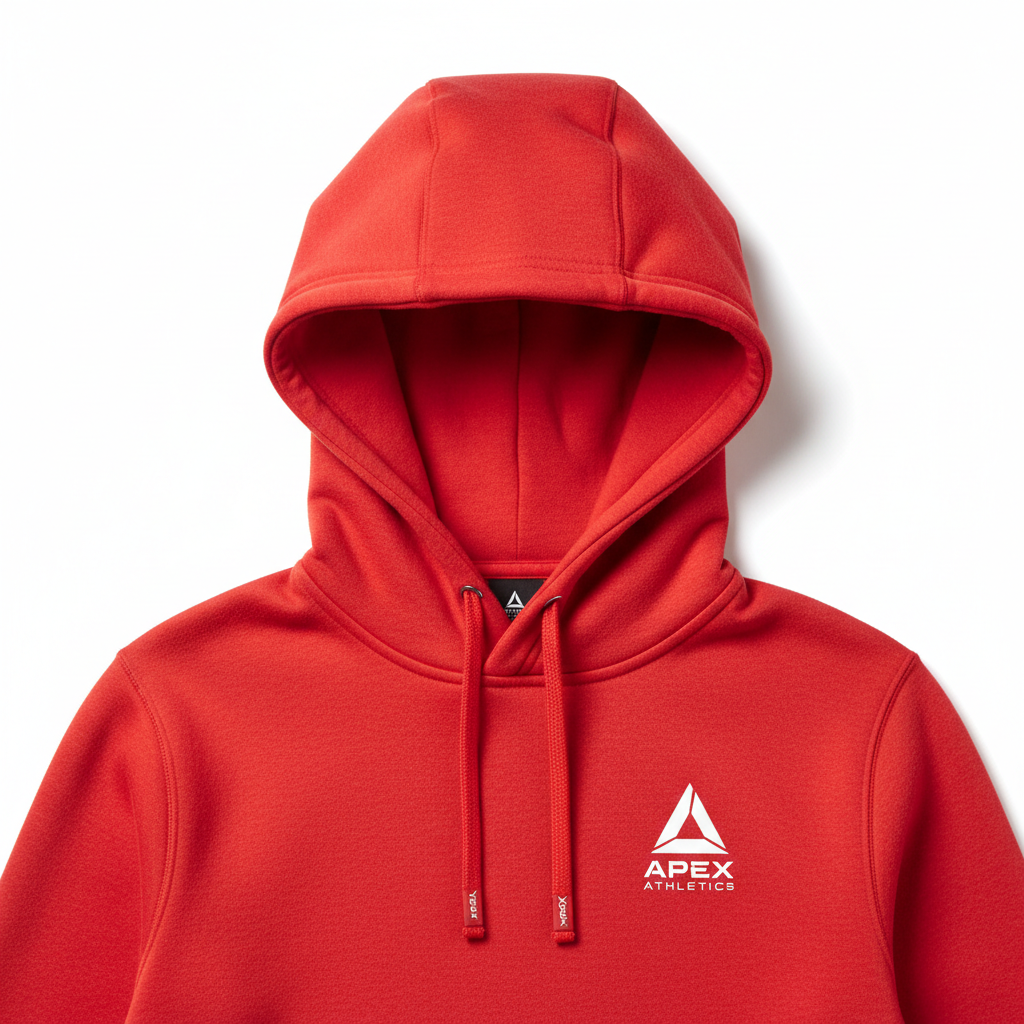 Felpa con Cappuccio APEX Athletics Red