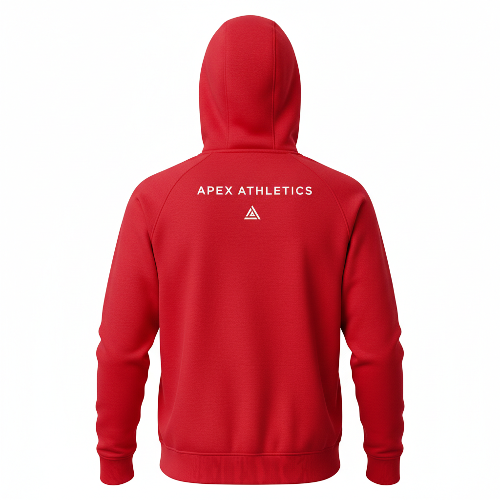 Felpa con Cappuccio APEX Athletics Red