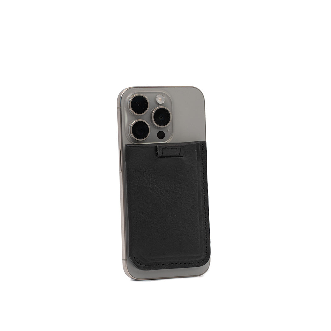 Leather Wallet compatible with MagSafe for 4-6 cards, Mini-0